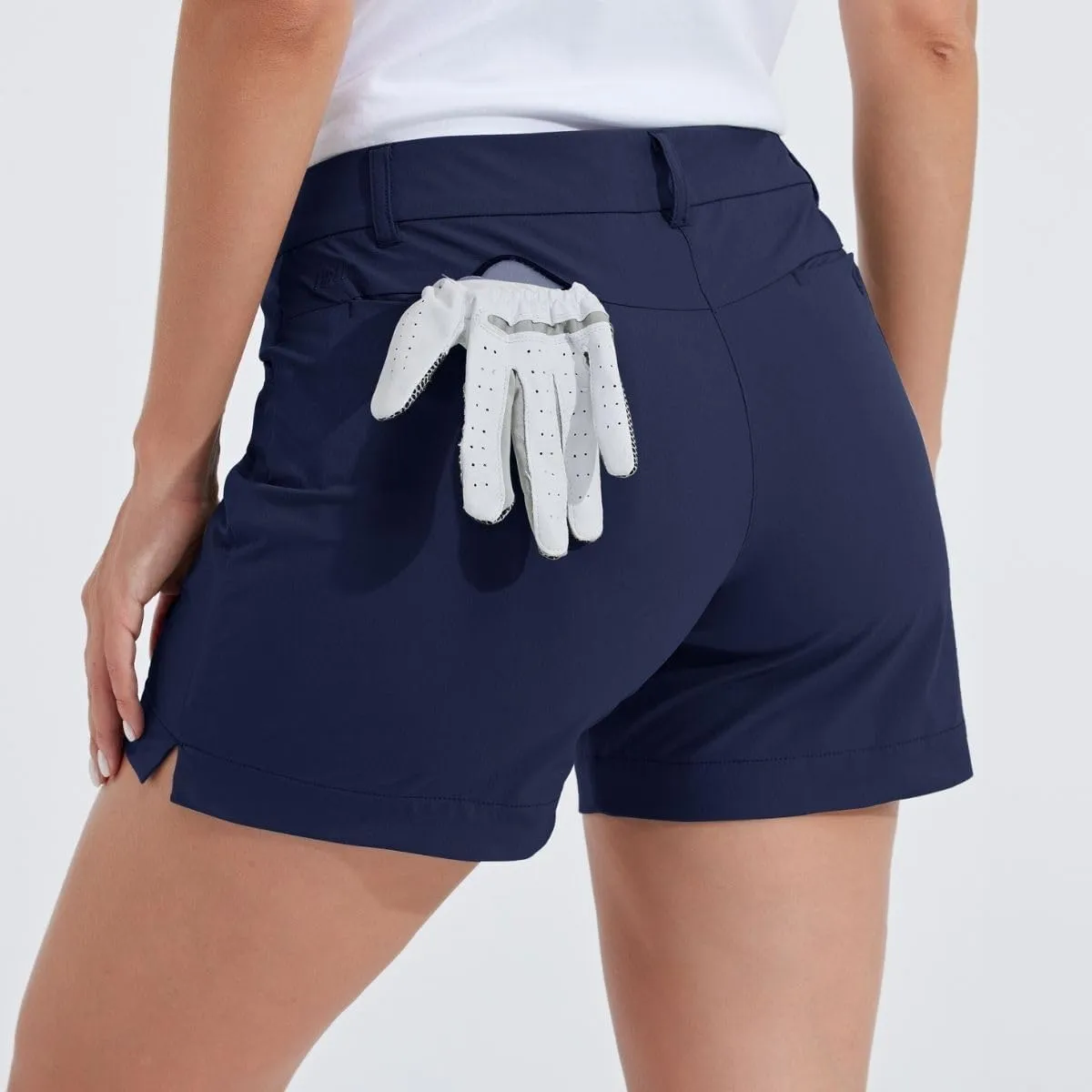 Willit Women's 4.5" Golf Shorts Quick Dry Outdoor Causal Shorts with Pockets Water Resistant