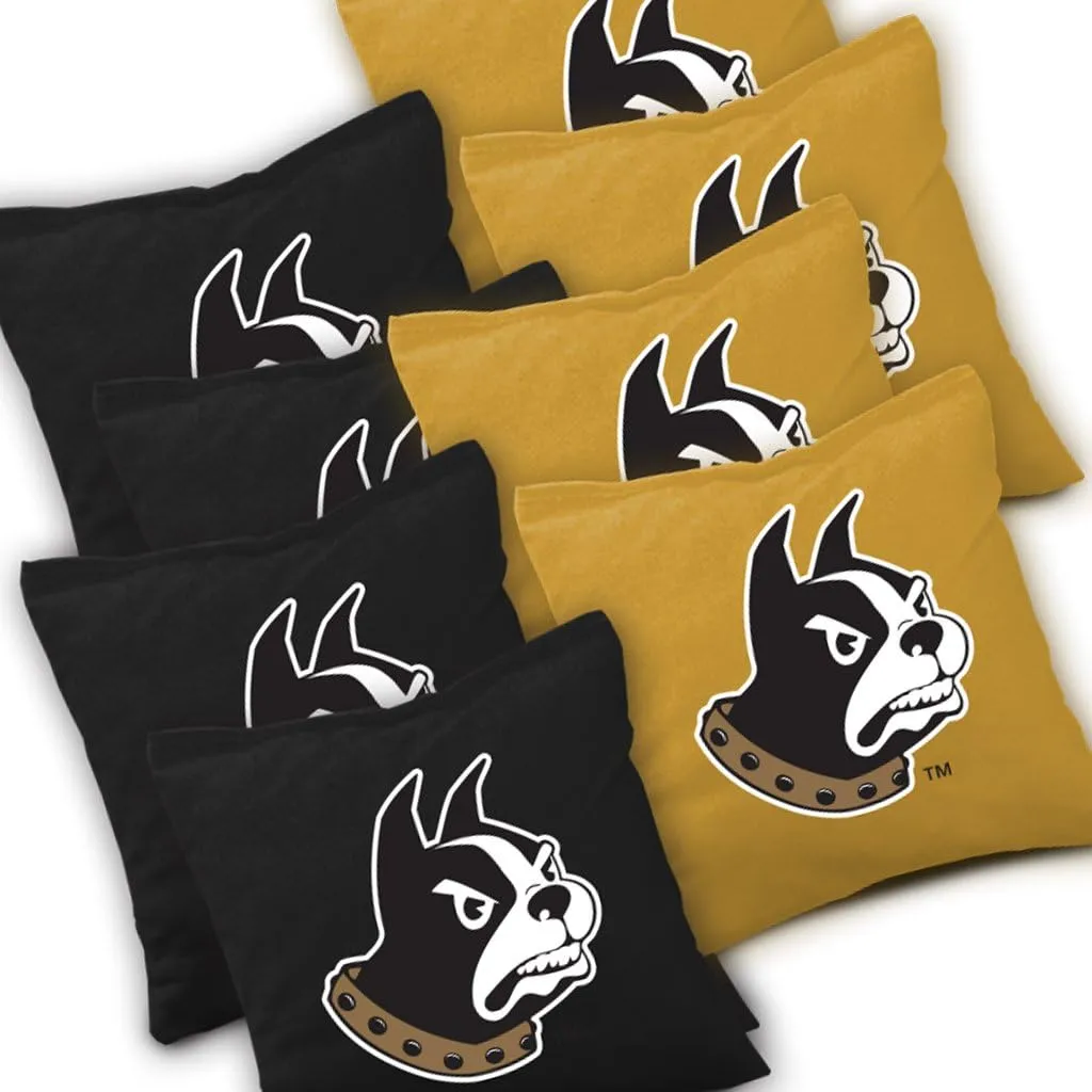 Wofford Terriers Cornhole Bags Set of 8 Officially Licensed ACA Regulation Baggo Bean Bags ~ Made in The USA