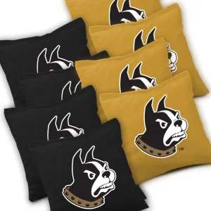 Wofford Terriers Cornhole Bags Set of 8 Officially Licensed ACA Regulation Baggo Bean Bags ~ Made in The USA