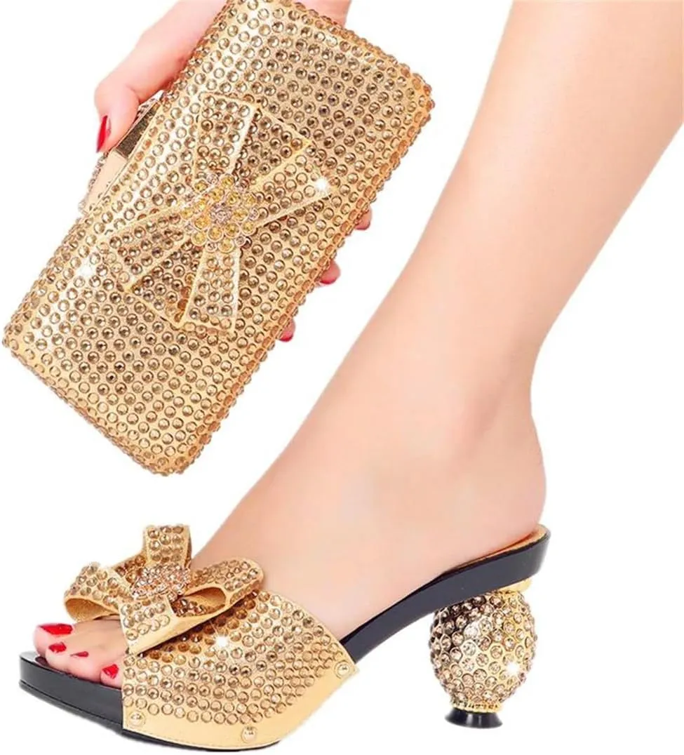 Women Diamond Slippers Pull On High Heels Flower Slippers For Wedding Party Birthday Wear