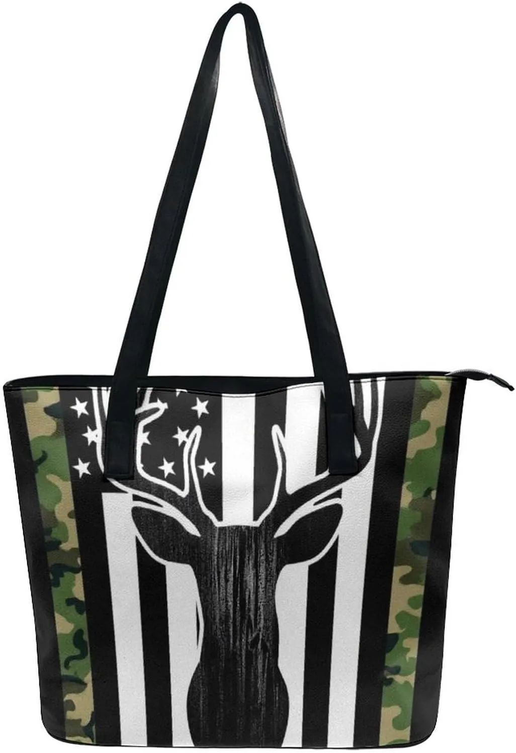 Women's Fashion Tote Bag, Large Capacity Lightweight Handbag, Shopping Bags with Compartment