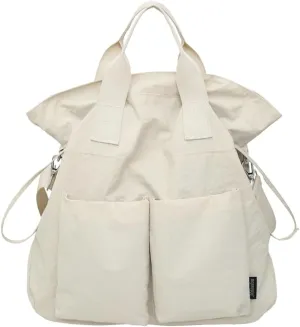 Women’s Nylon Messenger Bag Casual Multi Pockets Crossbody Bag Large Work Shoulder Handbags Fashion Purse 2025