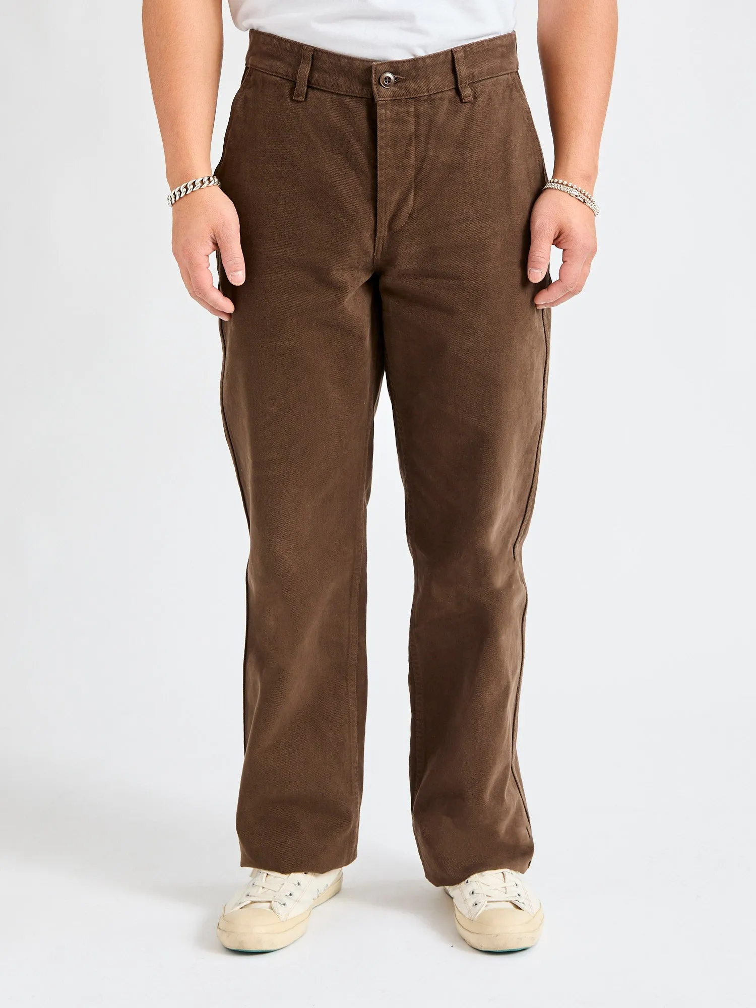 Work Pant in Espresso Twill