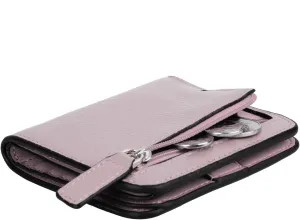YALUXE Genuine Leather Small Wallets for Women Ladies Mini Coin Purse Cash Card Holder RFID Protected Compact Thin Pocket Size