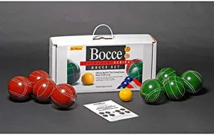 Zippered Nylon Bag Tournament Bocce Ball Set - Green 18.5 X 9.25 5 Boys