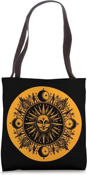 Zodiac Sun Zodiac Sign Star Sign Astrology Zodiac Sundial Tote Bag